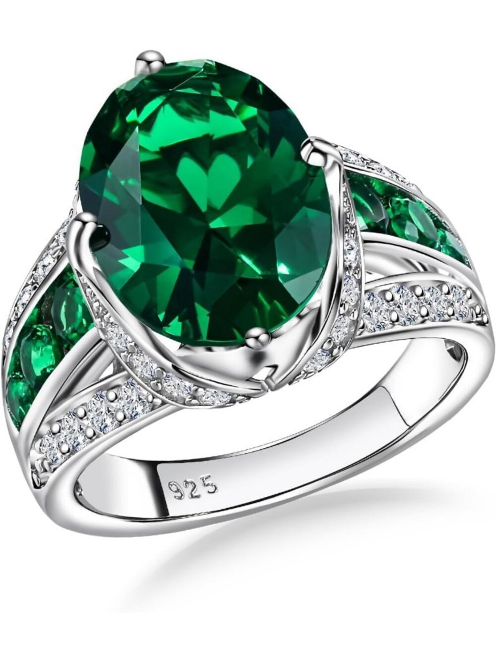 Colorful Gemstone Rings for Women - 925 Sterling Silver Engagement